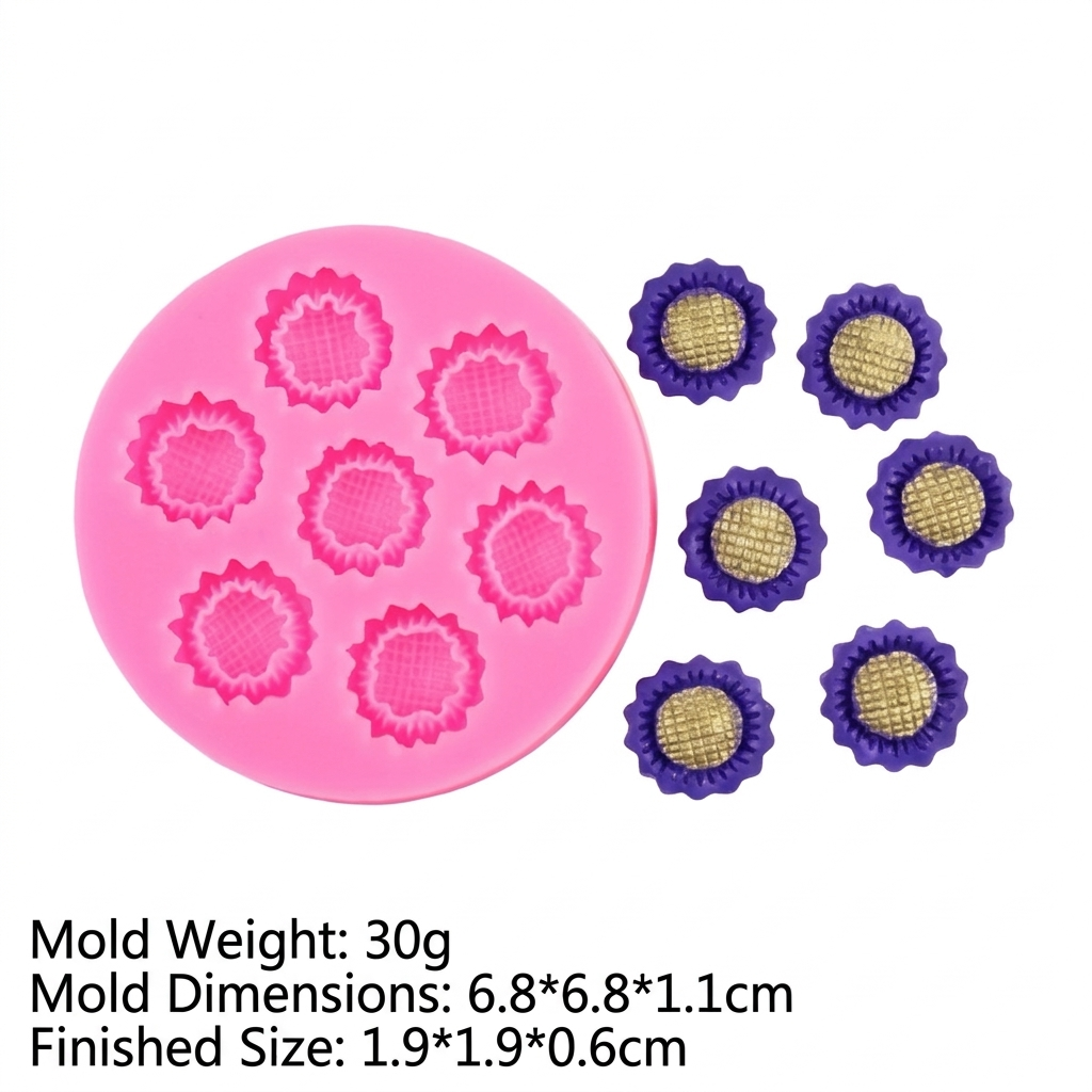 Mini Flower Candle Mould
