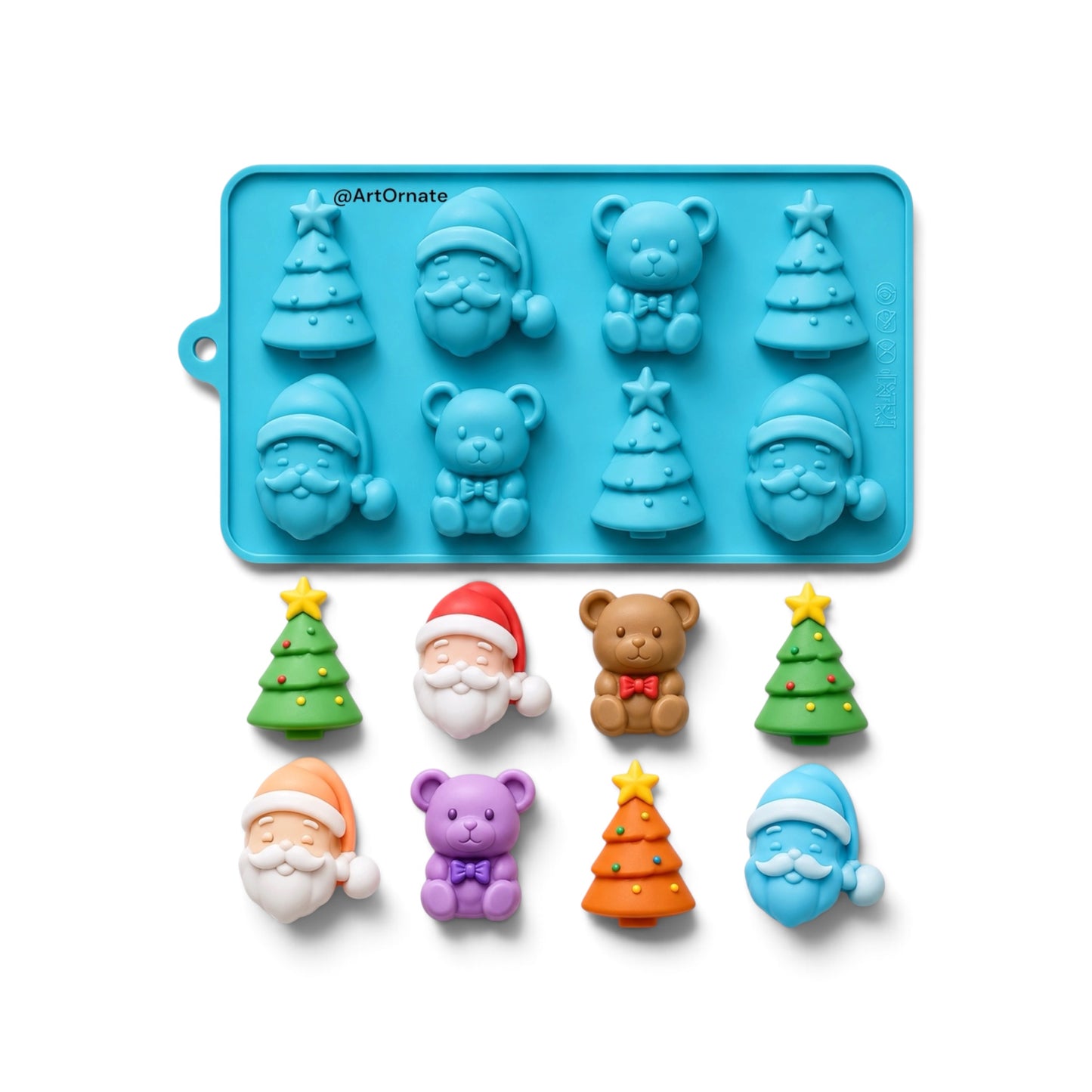 Christmas Theme Silicone Mould