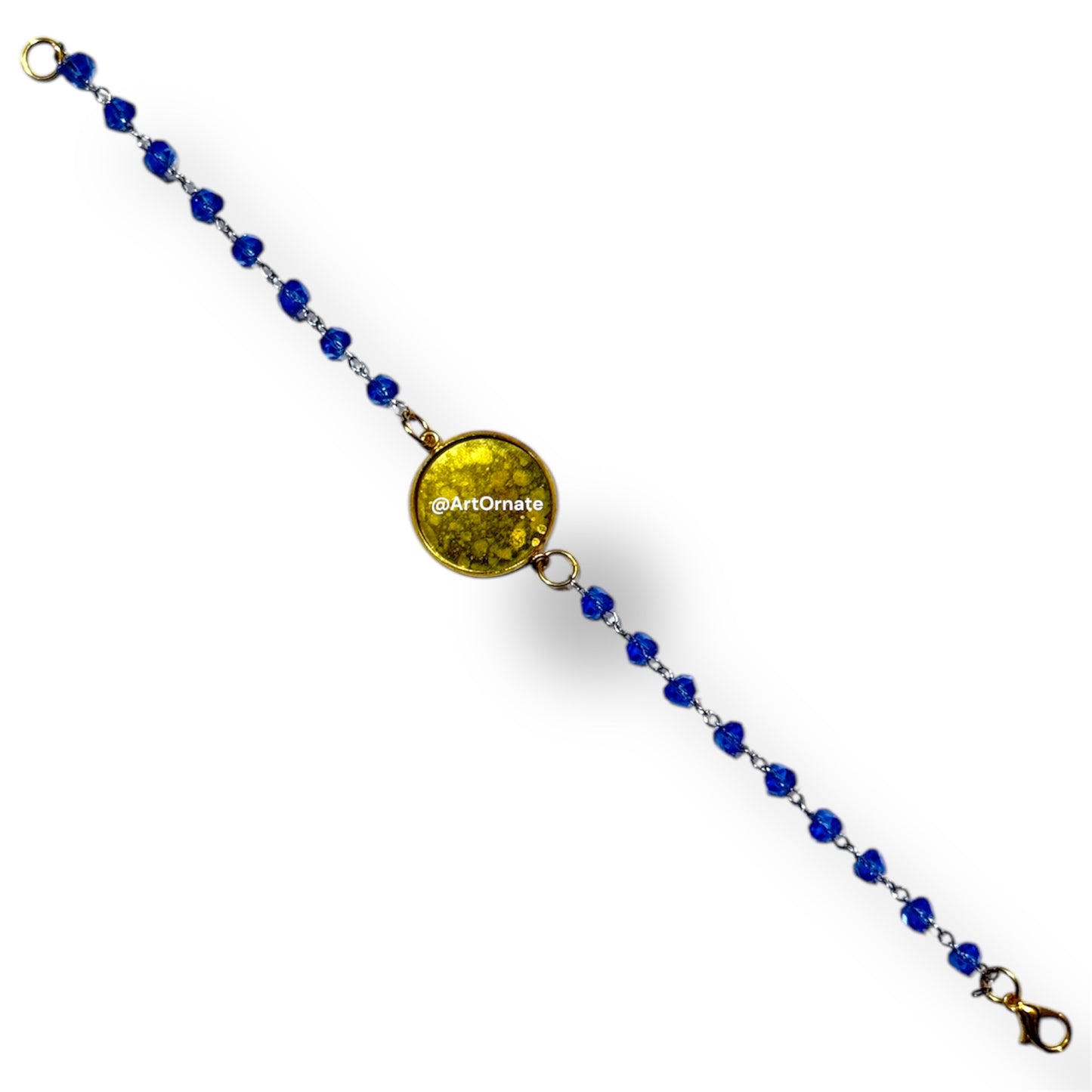 Bracelet Chain with Bezel Settings – DIY Resin Jewellery Base for Epoxy & UV Resin Art