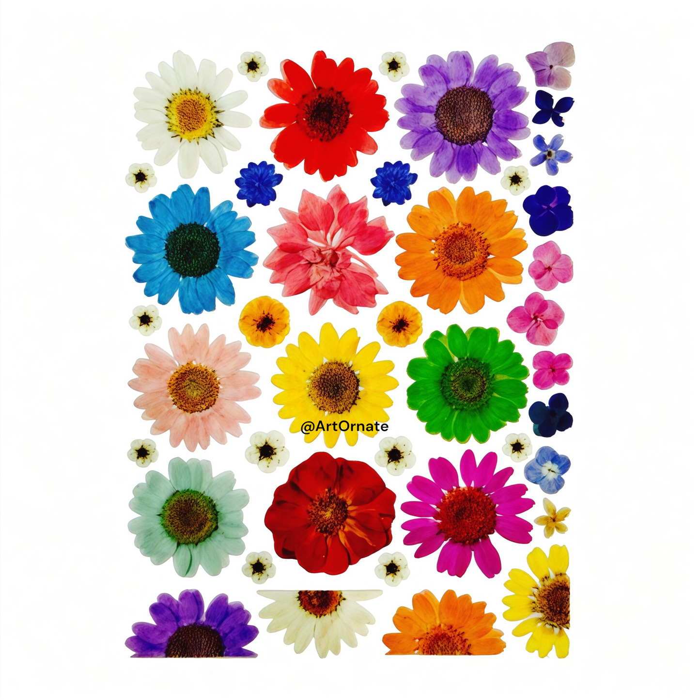 Scratchproof UV DTF Printed Stickers for Epoxy Resin Art