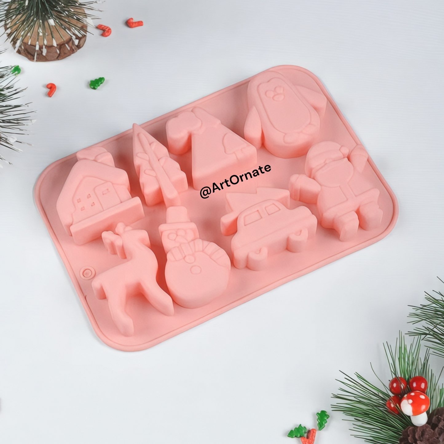 Christmas silicone mould for scented and decorative candles – ArtOrnate
