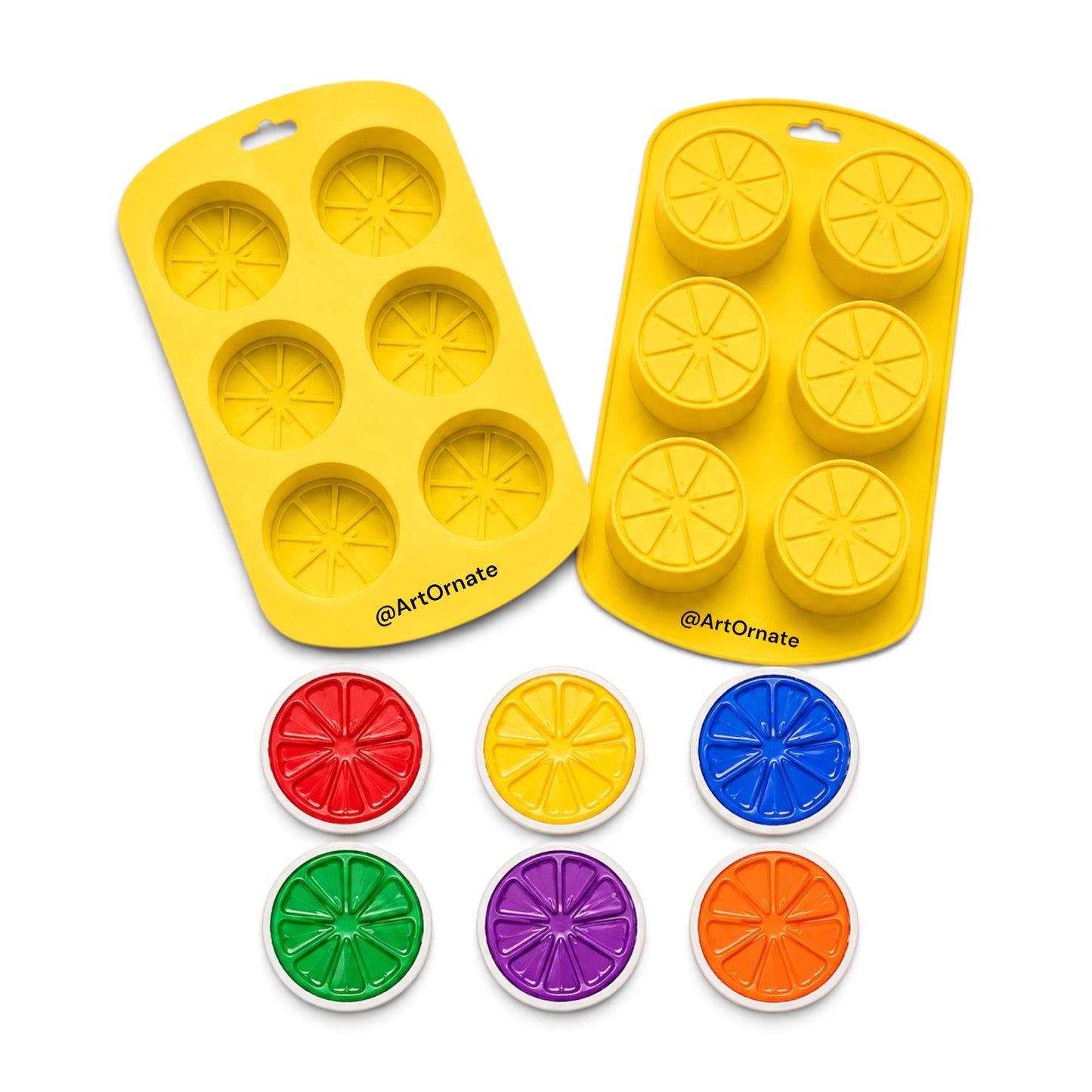 6 Lemon Silicone Mould