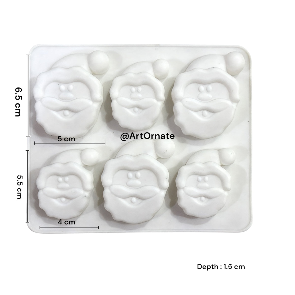 Candle Silicone Mould for Christmas in India