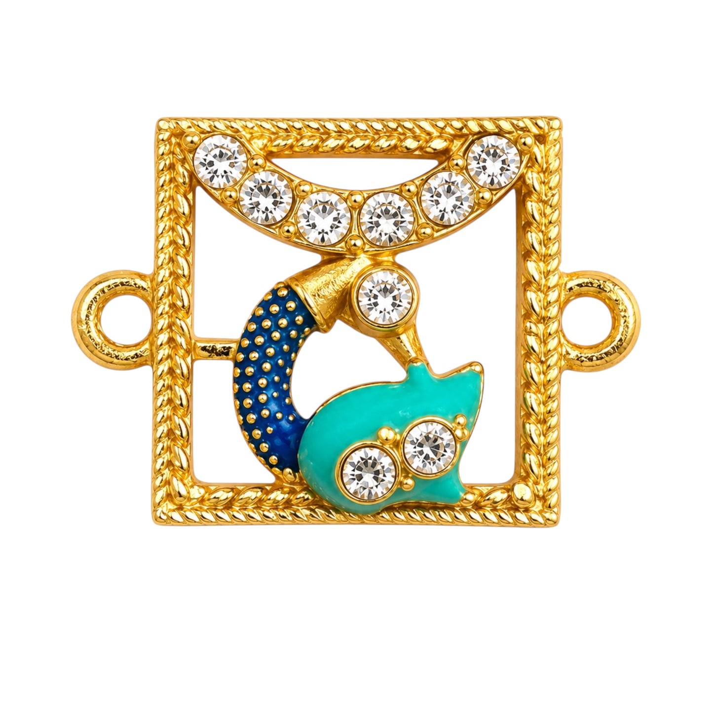 Peacock Metal Charm (MC034)
