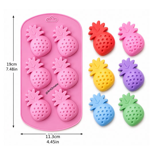 6 Pineapple Silicone Mould