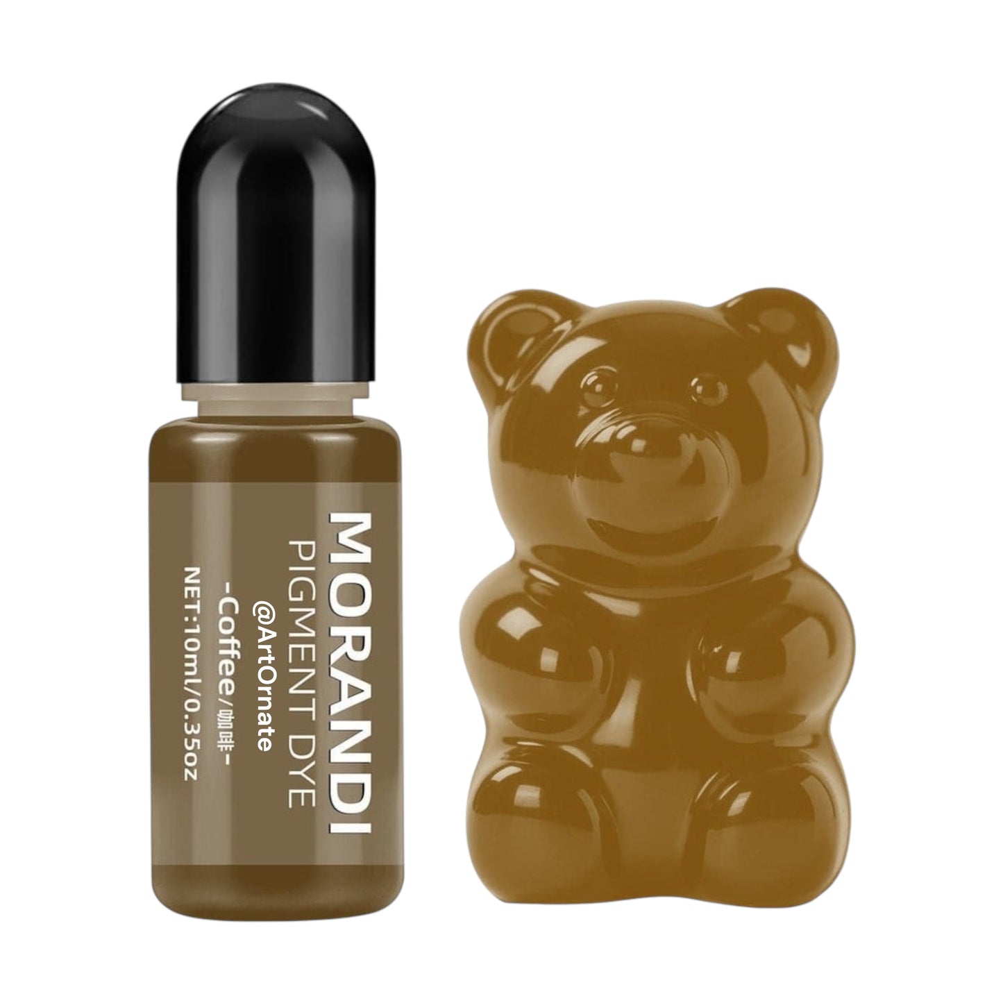 Morandi coffee opaque resin pigment dye for epoxy and UV resin, delivering a rich earthy tone ideal for resin jewellery, trays, coasters, and DIY art projects in India