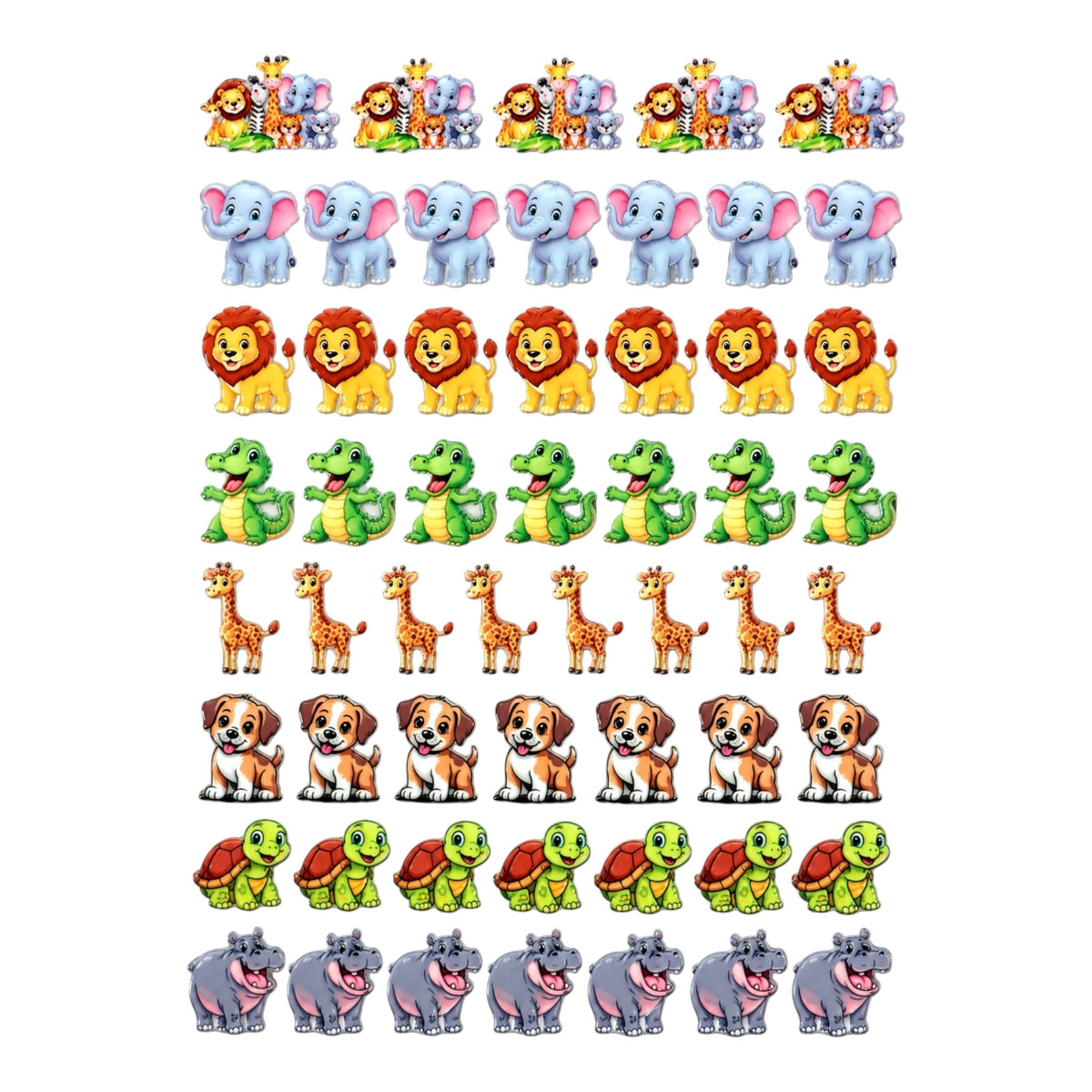 Cute Animals UV DTF Sticker (UV134)