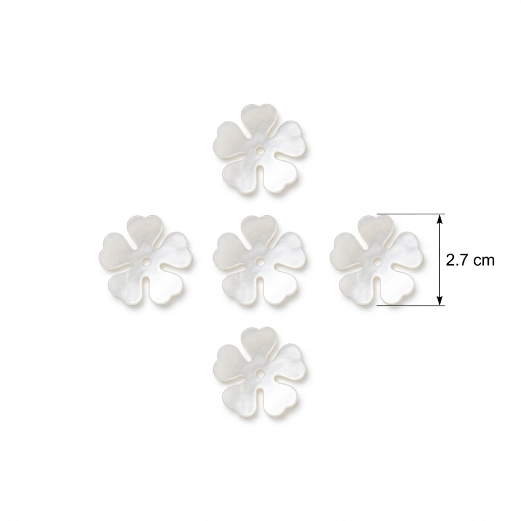 Artificial Flower Embellishment (5pcs) E