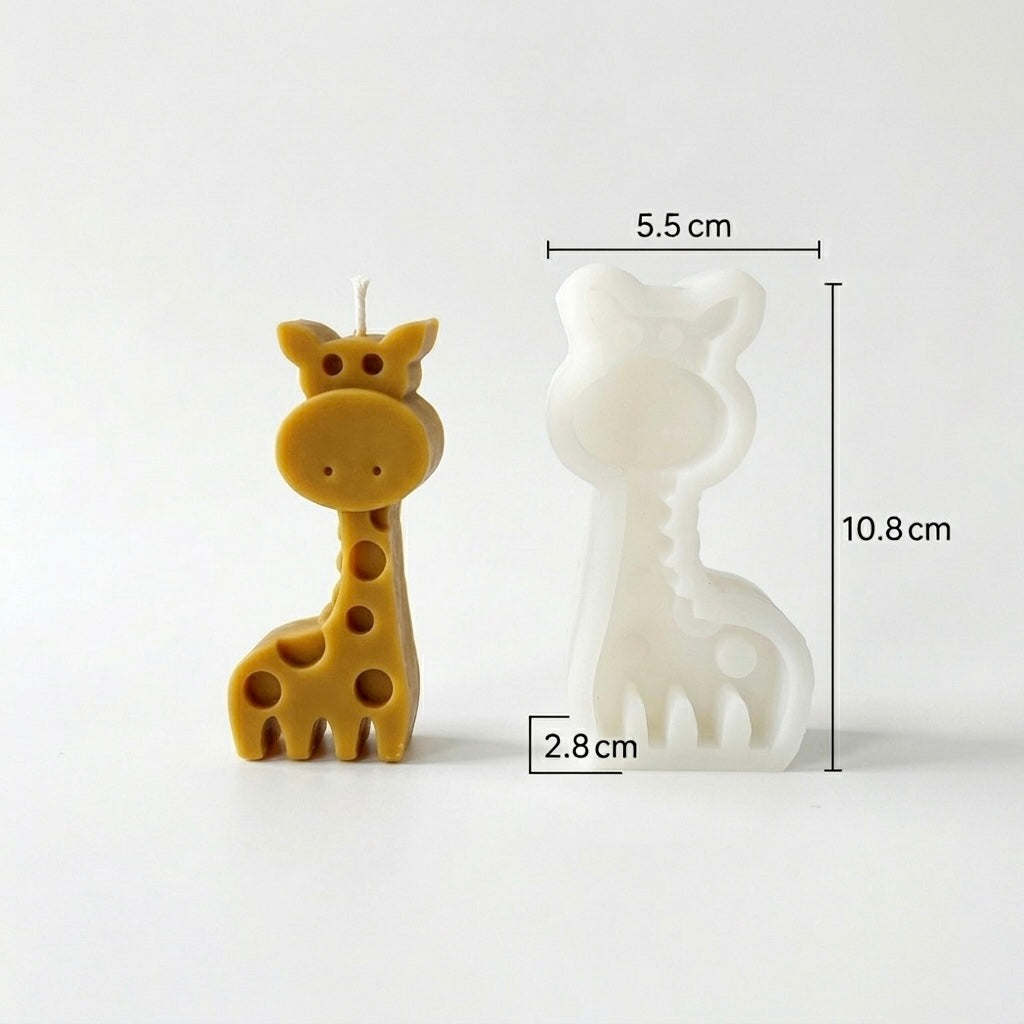 Premium giraffe silicone mould by ArtOrnate, perfect for epoxy resin art and decorative candle making.