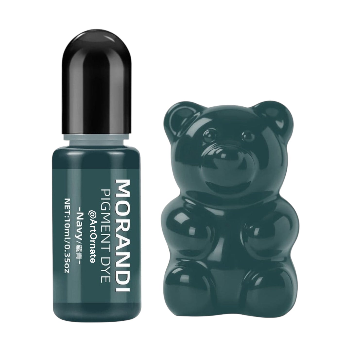 Morandi navy opaque resin pigment dye for epoxy and UV resin, ideal for resin jewellery, coasters, keychains, trays, and DIY resin art projects across India