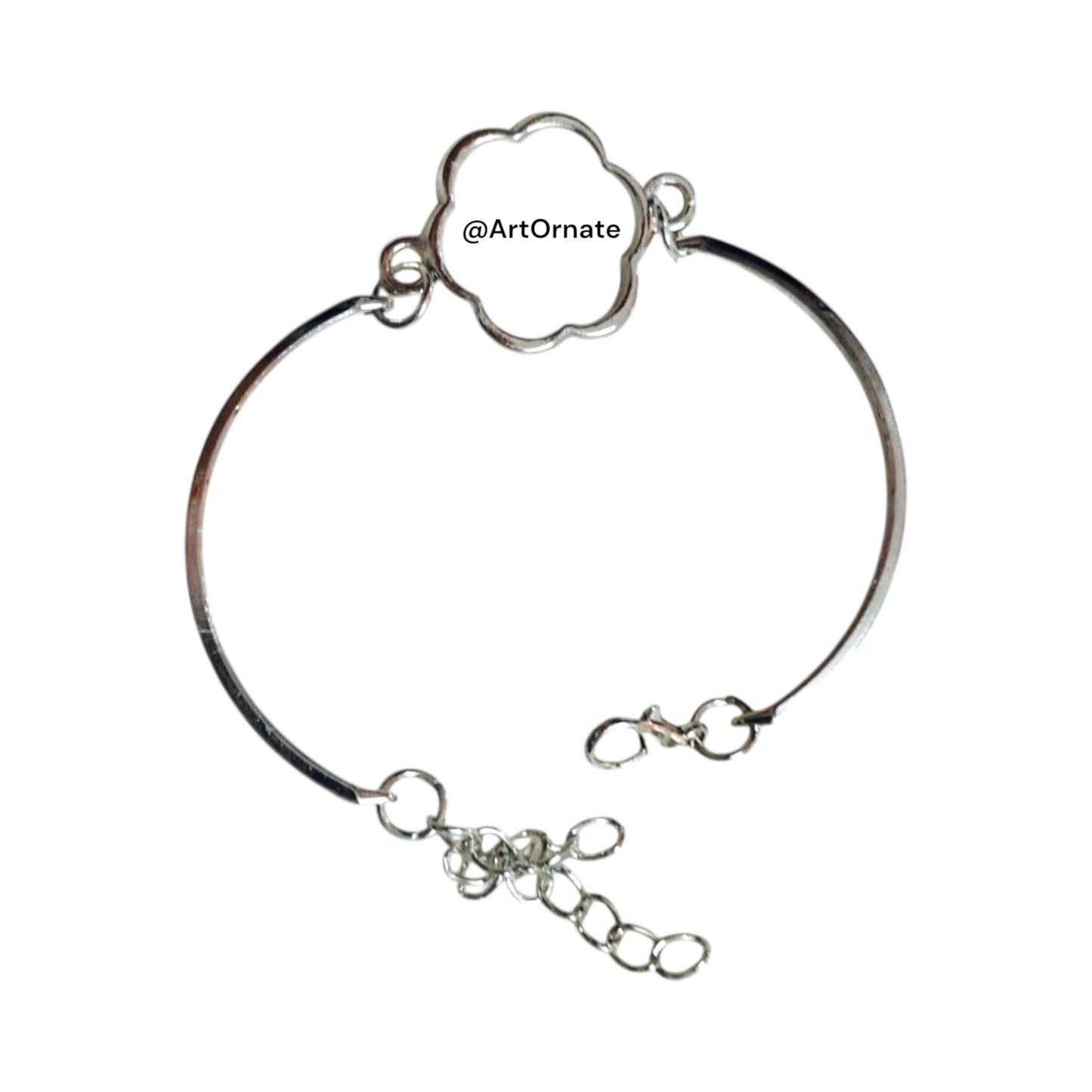 Resin Art Flower Bracelet