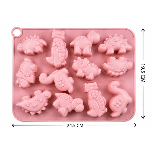 12 Dinosaurs Silicone Mould