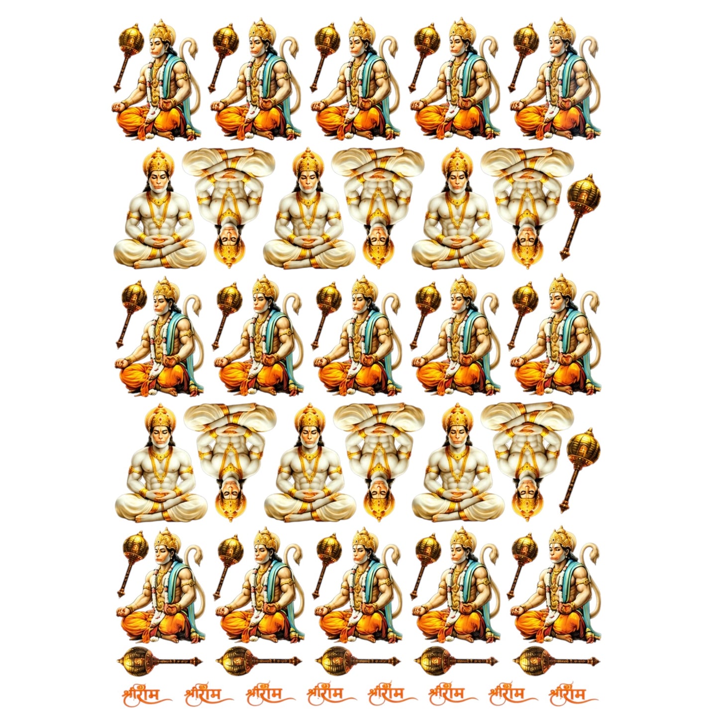 Lord Hanuman UV DTF Sticker (UV090)