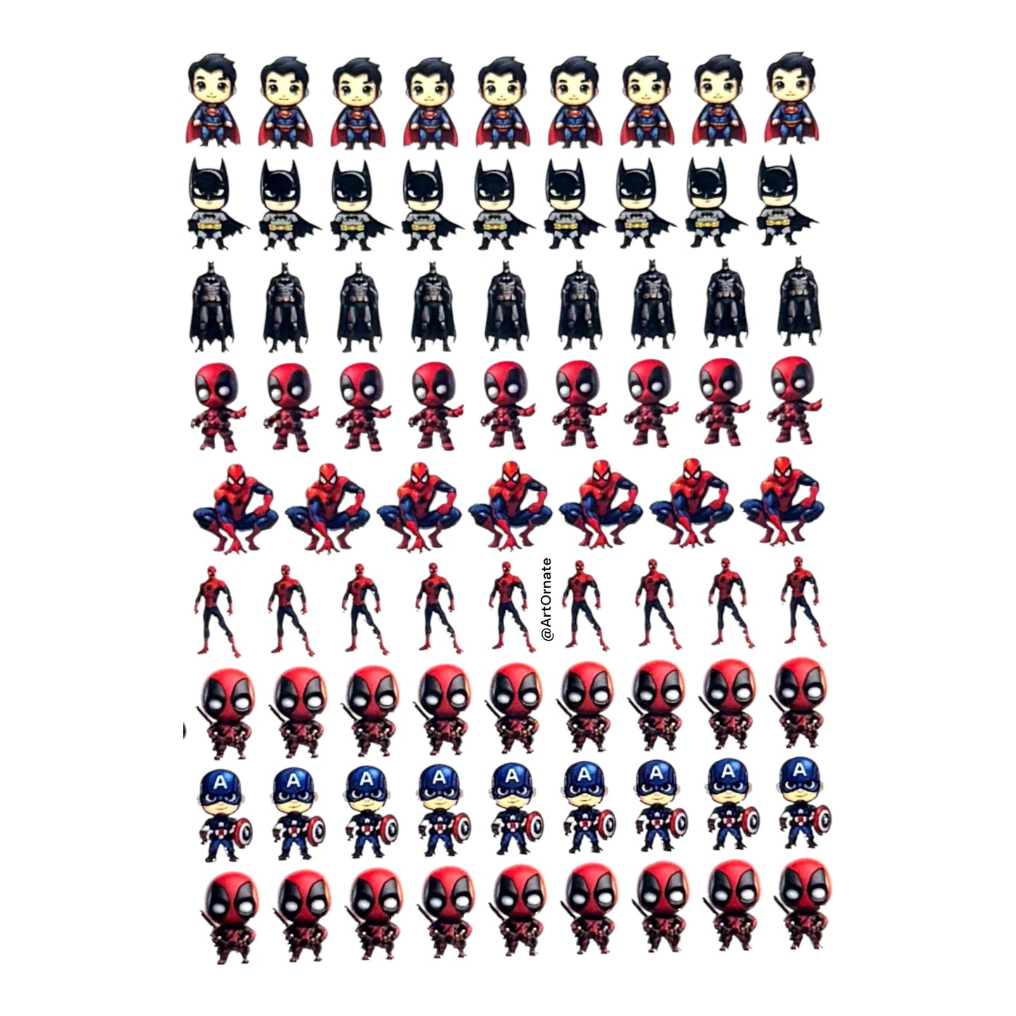 Rakhi Superhero UV DTF Sticker (UV106)
