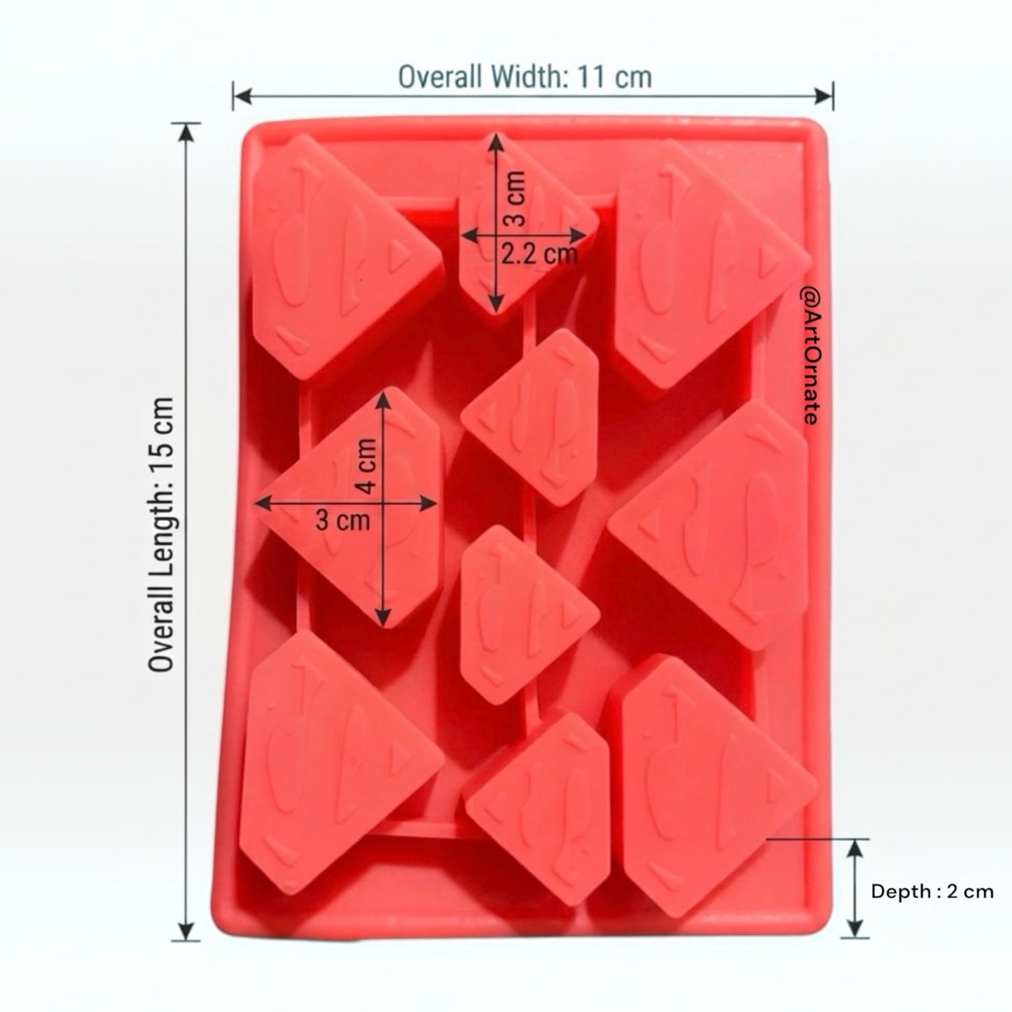 Superman Silicone Mould