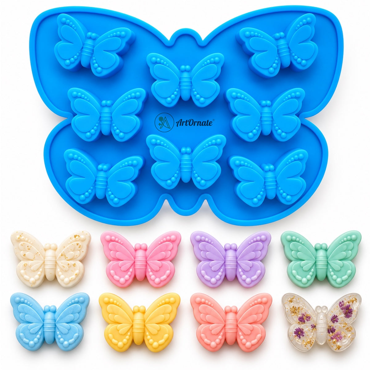 8 Butterfly Silicone Mould