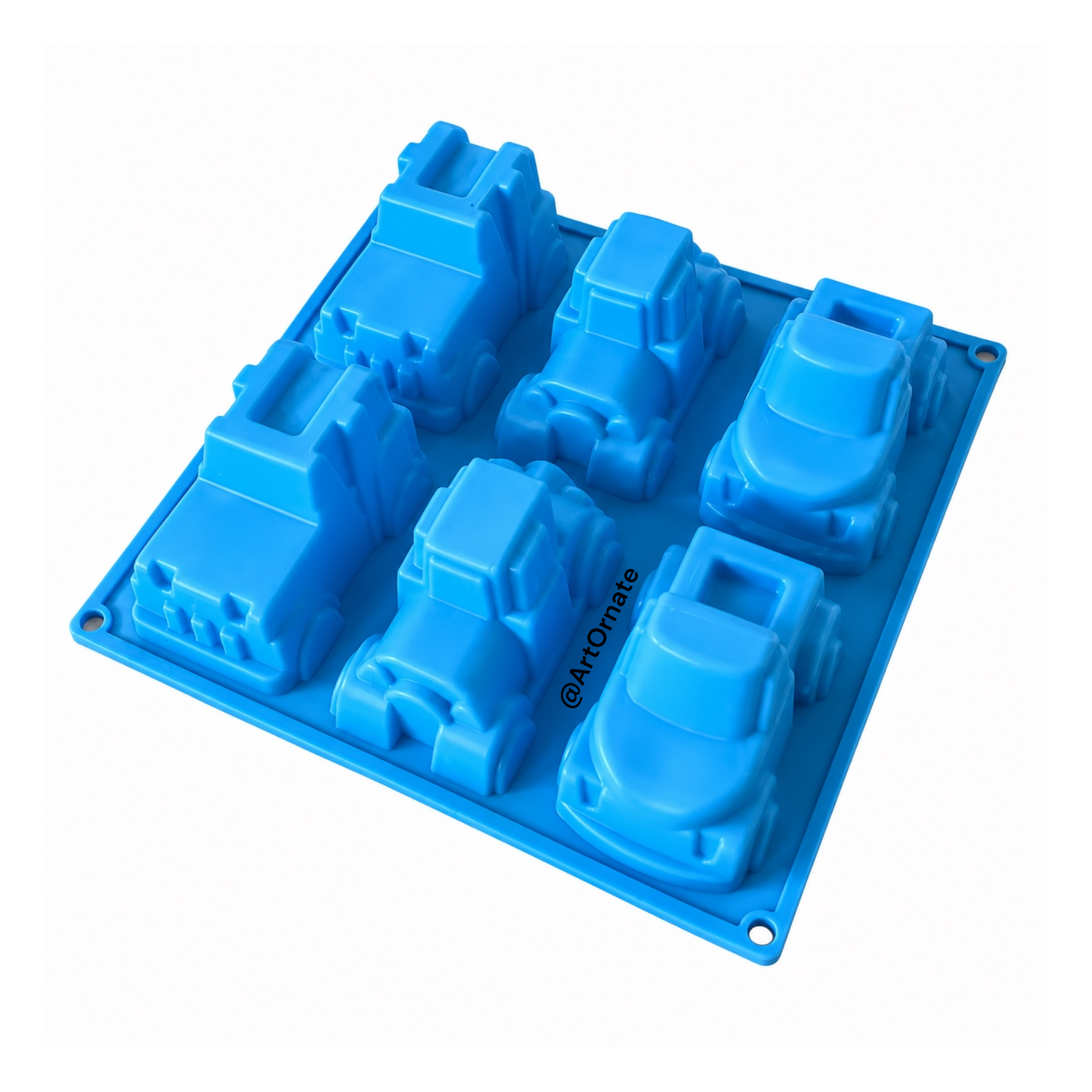 6 Cavities Car Silicone Mould