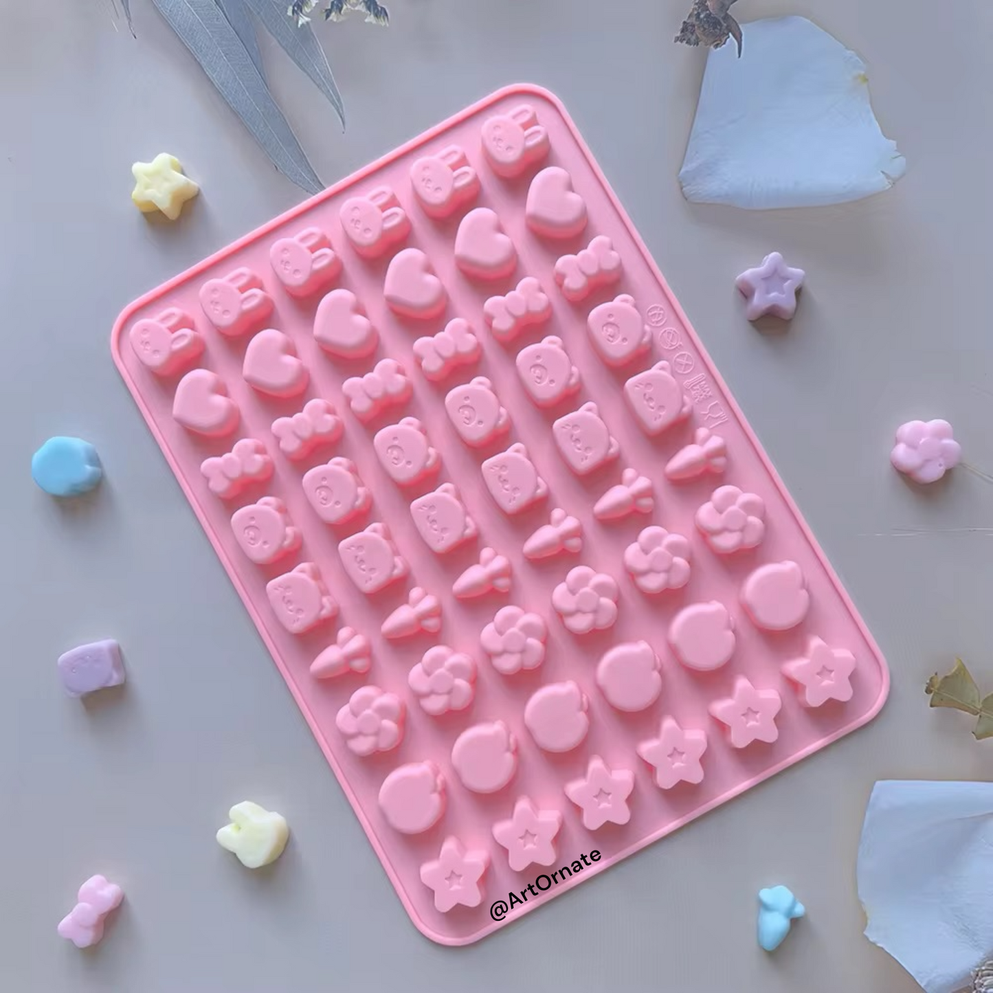 54 Cavity Mix Silicone Mould (ACM033)
