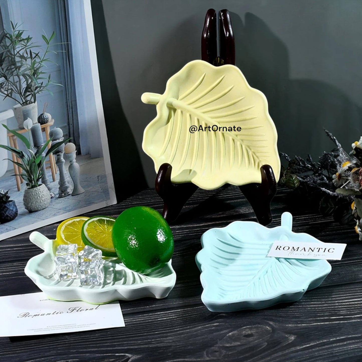 Leaf Tray Silicone Mould (SM1078)