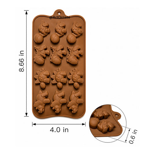 Mini Dinosaur Silicone Mould