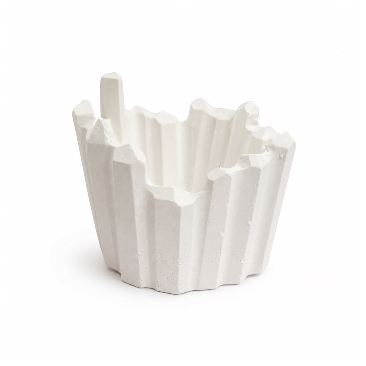 Cluster Concrete Candle Jar