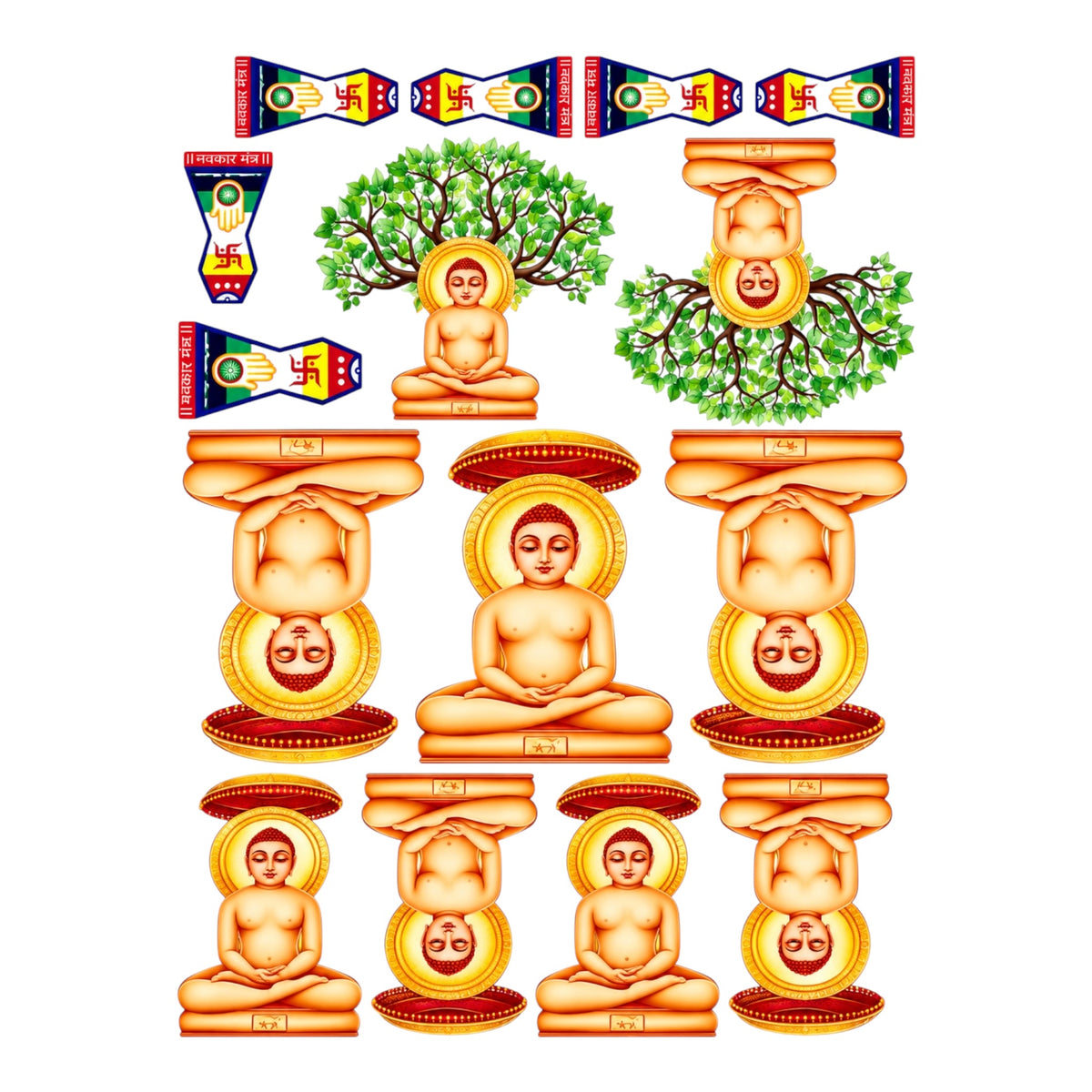 Mahavir Swami UV DTF Sticker (UV158)