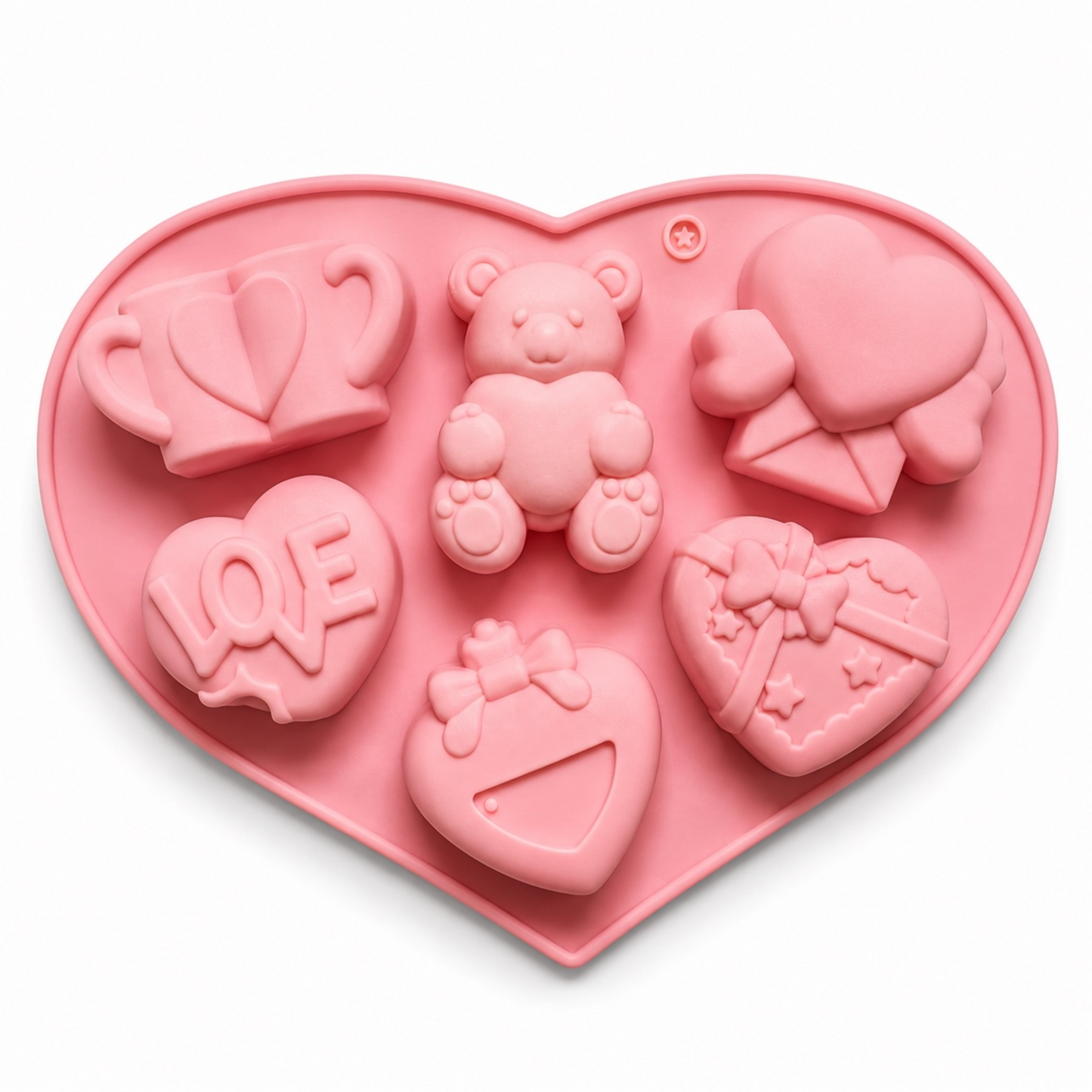 Valentine Heart Silicone Mould