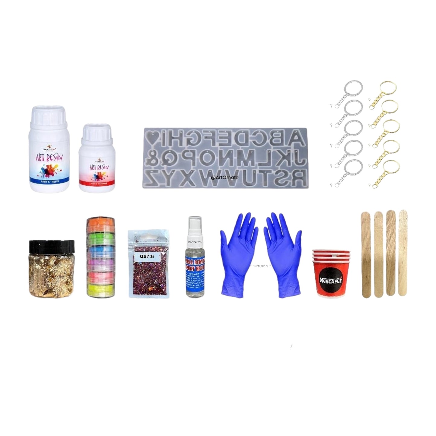 Resin Key Chain DIY Kit