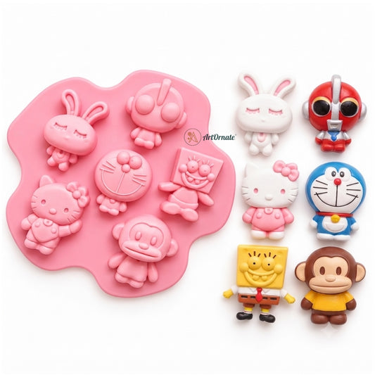Cartoon Character Silicone Mould