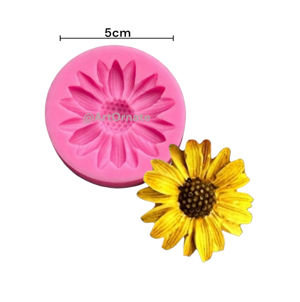 Sunflower Style Daisy Candle Making Mould