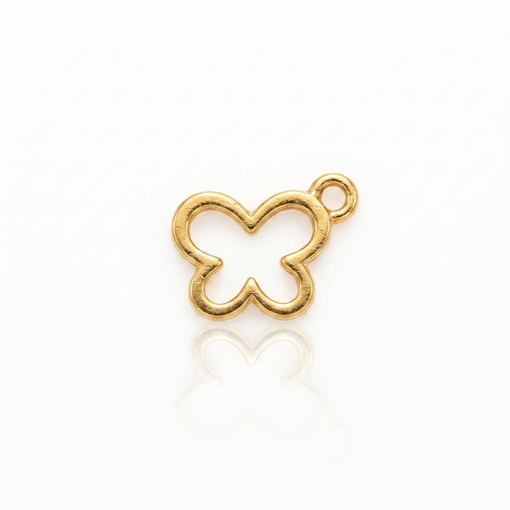 Delicate Butterfly Metal Charm (MC023)