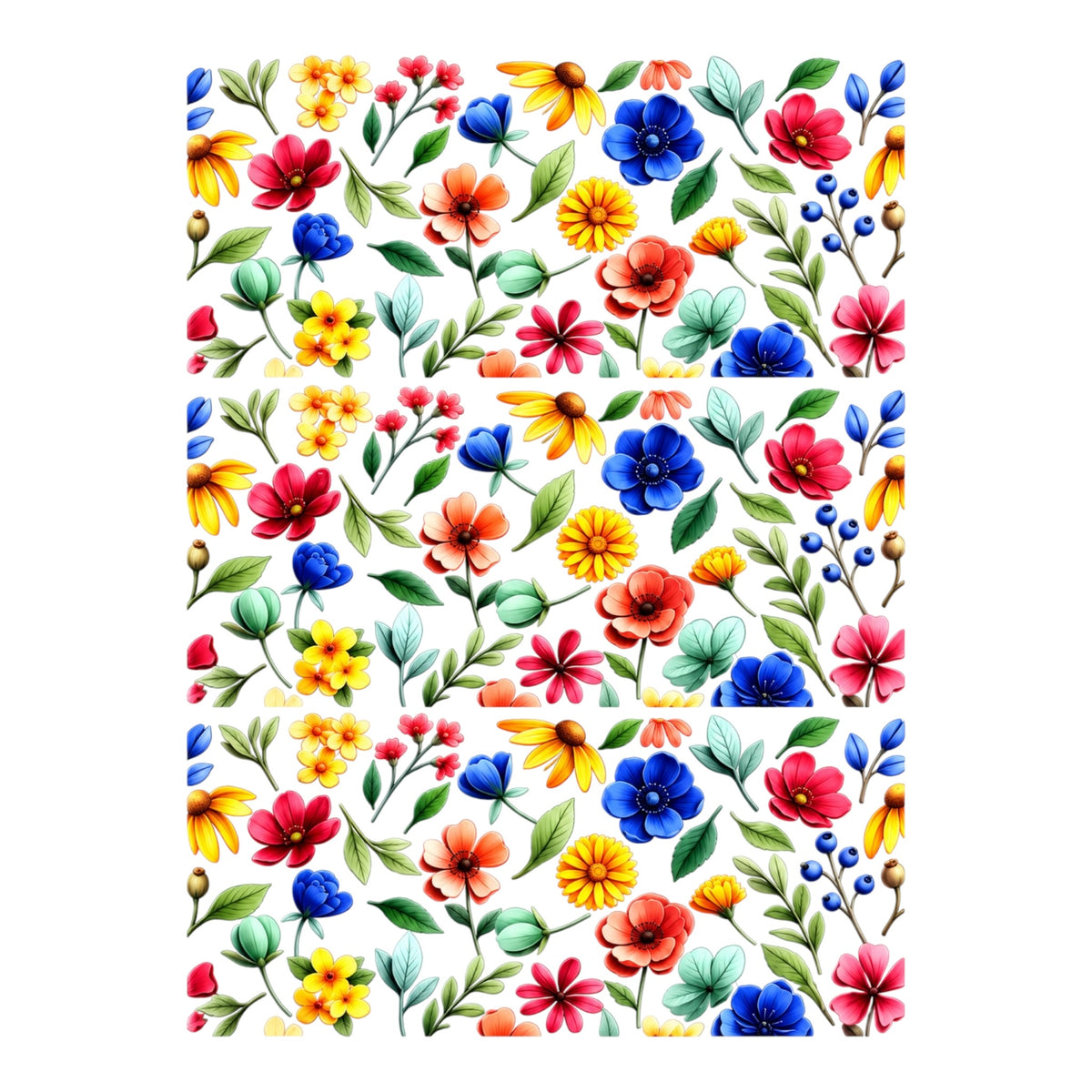 Flower UV DTF Sticker (UV161)