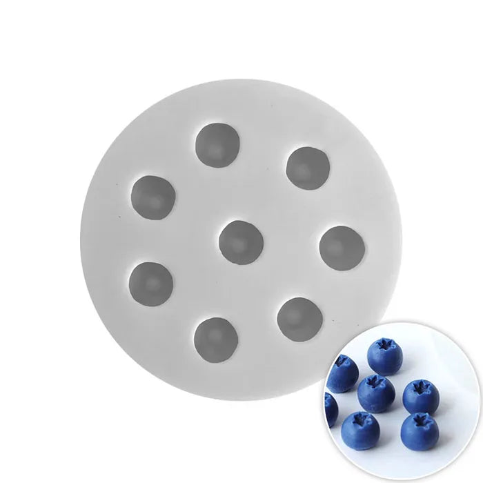 Silicone mould for making realistic raspberry-shaped candles and wax melts.