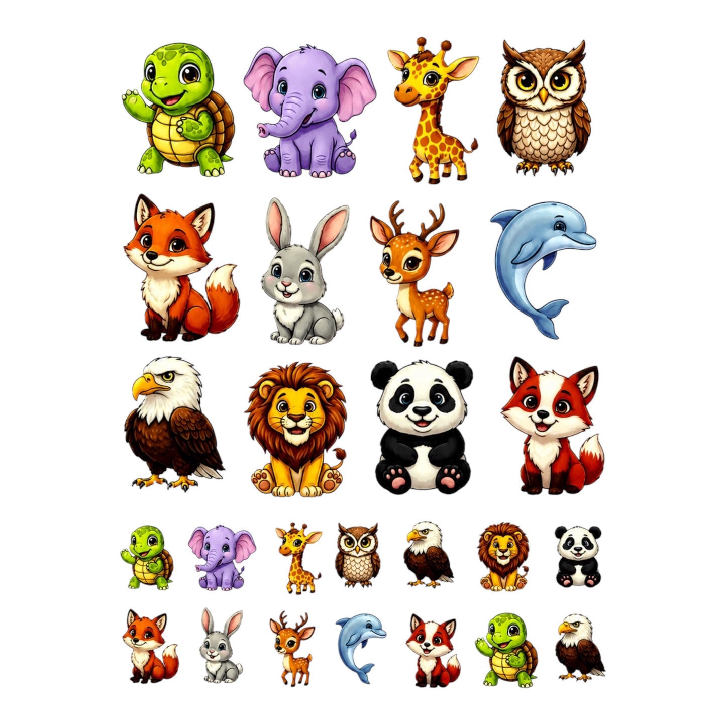 Animal UV DTF Sticker (UV100)