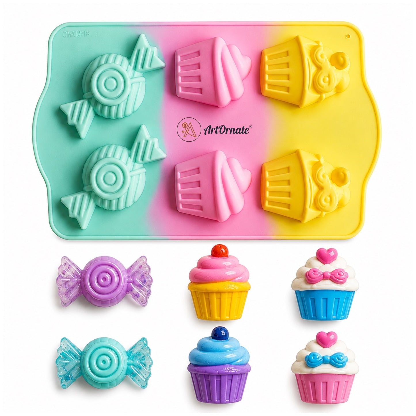 Candy Cupcake Silicone Mould