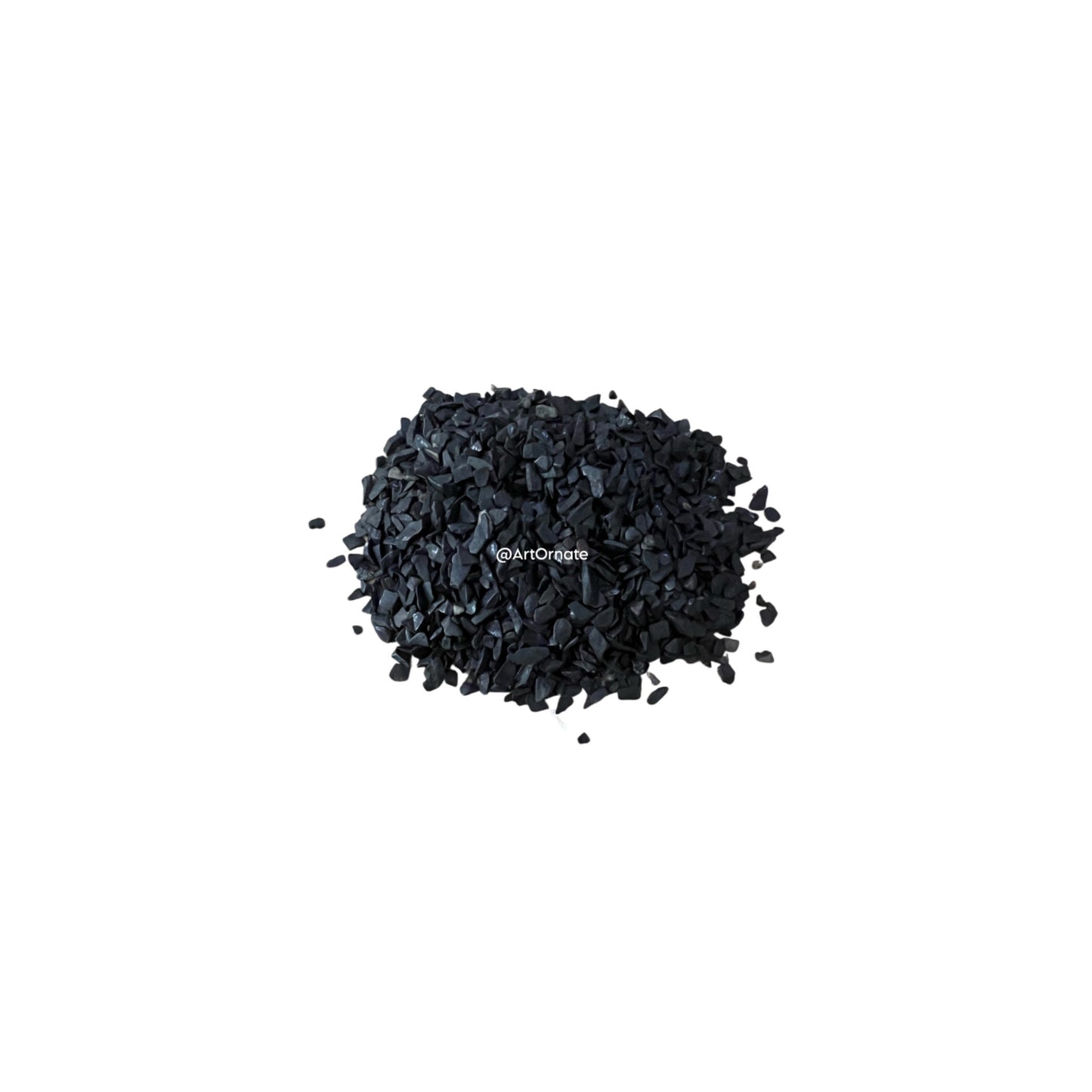 Black Dyed Quartz Crystal Stone (250g)