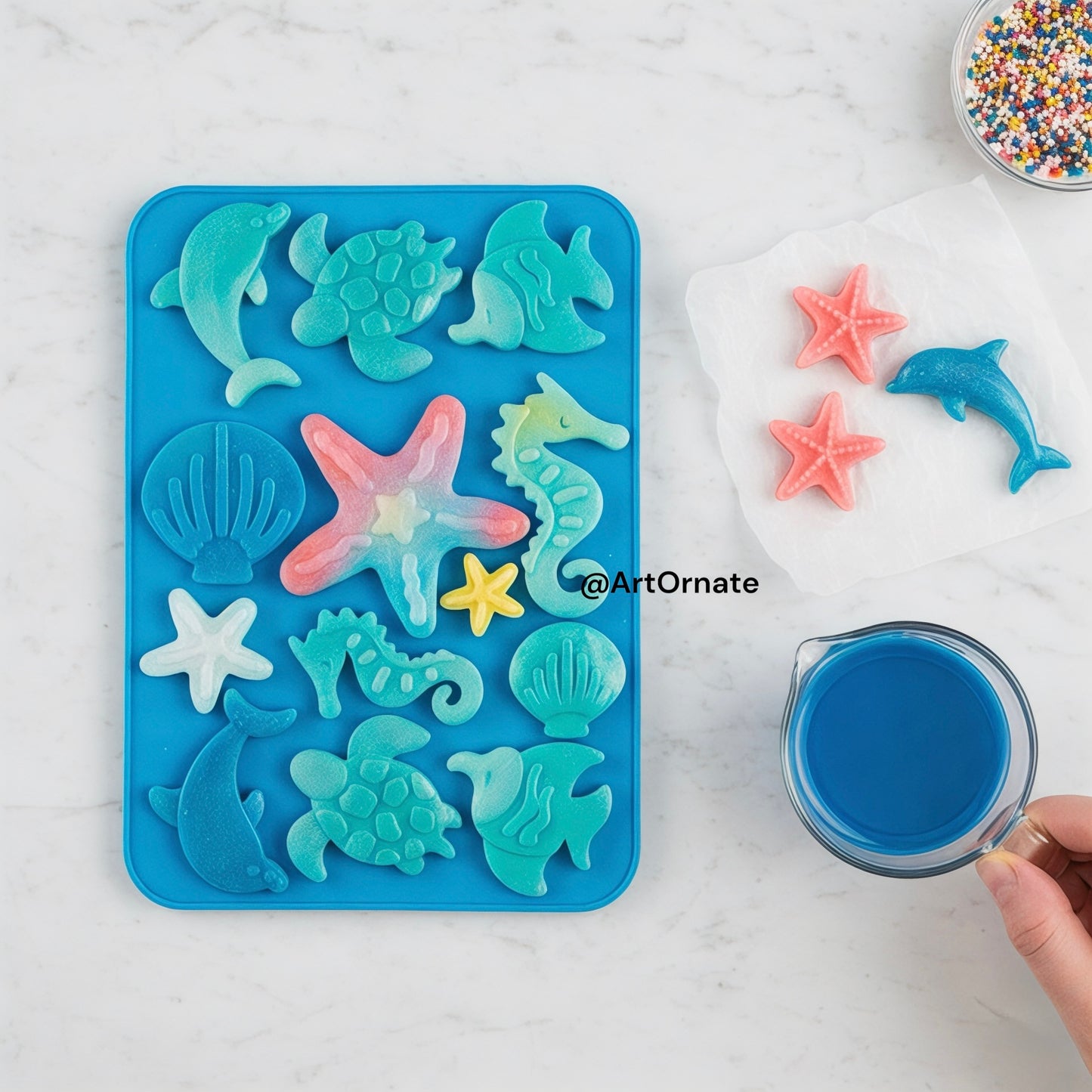 Unique shape candle silicone moulds for luxury handmade candles – ArtOrnate India