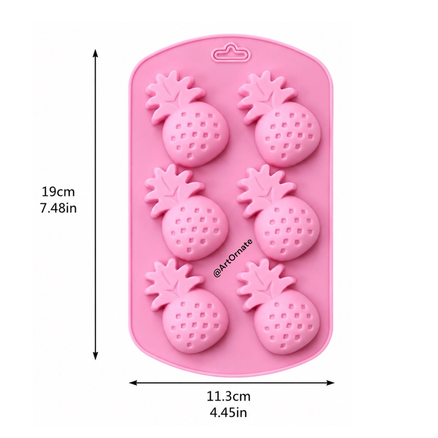 6 Pineapple Silicone Mould