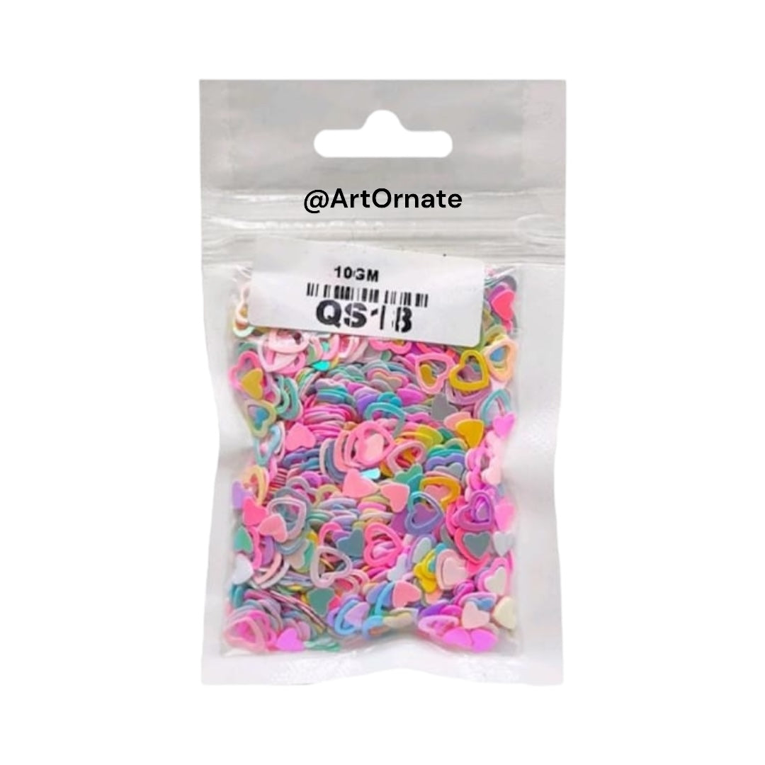 HEART SEQUINS (QS18)