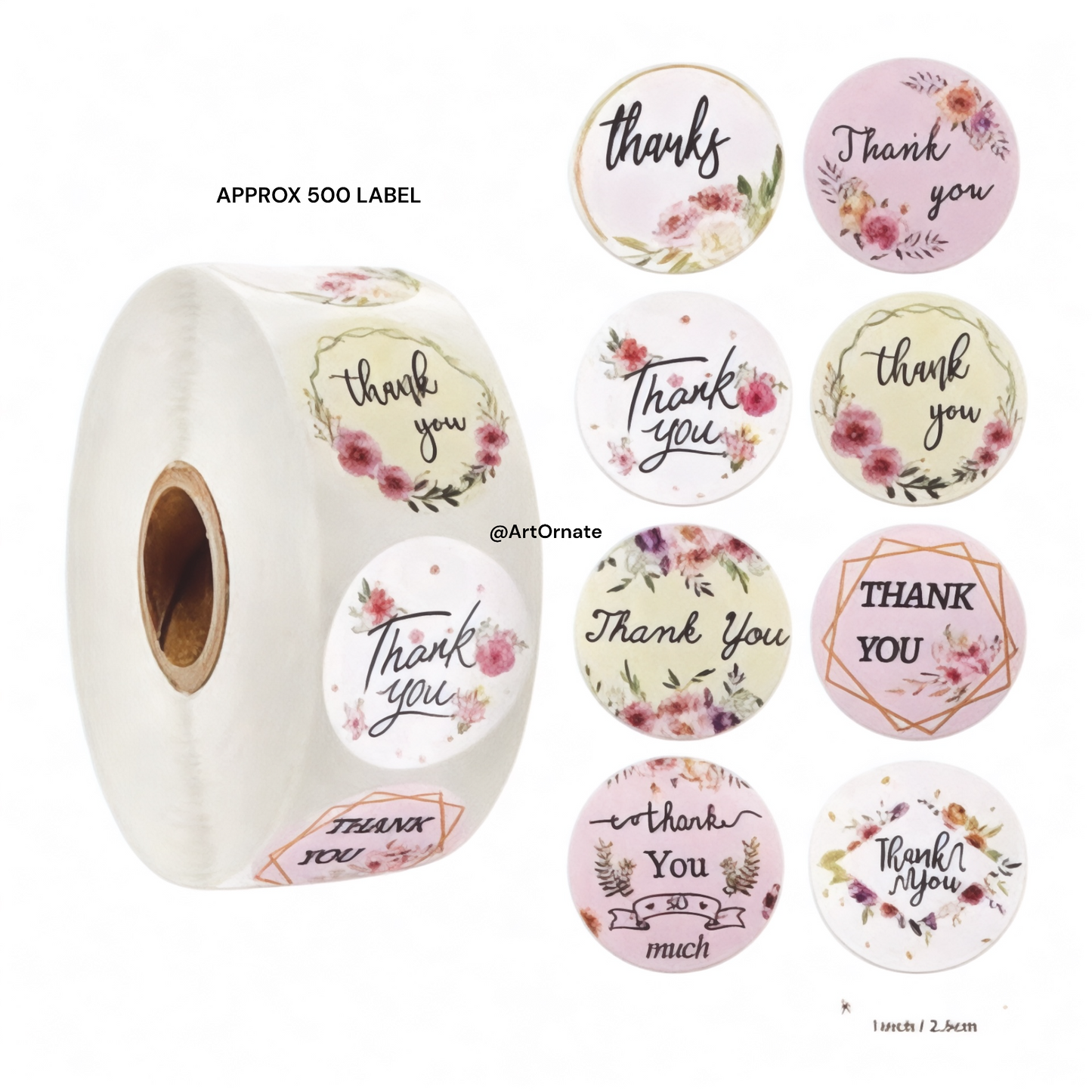 Premium thank you stickers for resin art materials suppliers in Ahmedabad India professional artist packaging
