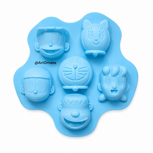 Doraemon Cartoon Silicone Mould