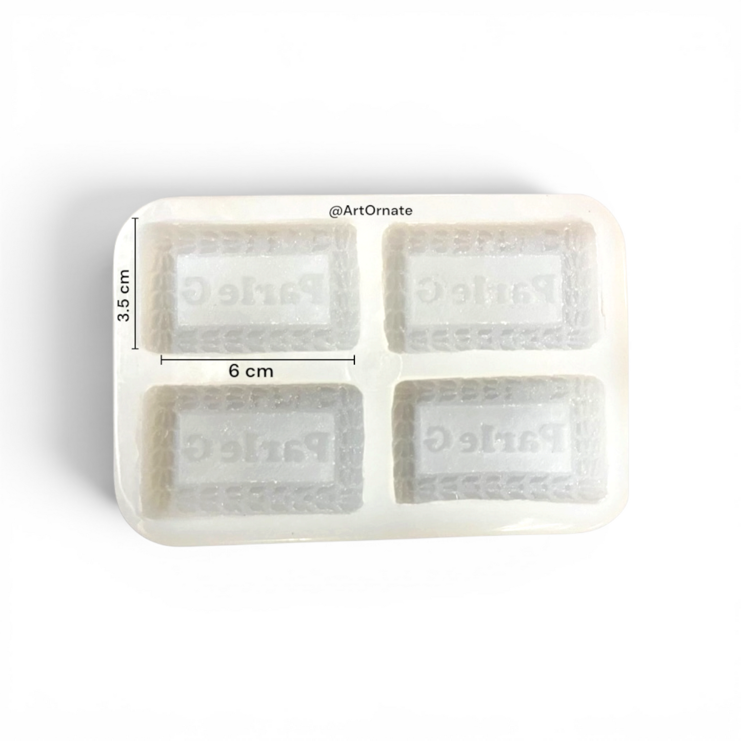 Parle G Biscuit Silicone Mould