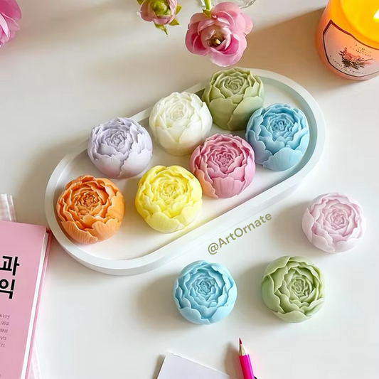 Rose Candle Making Silicone Mould