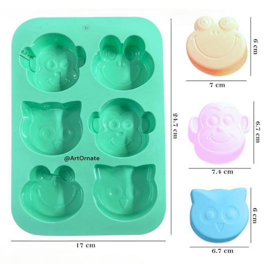 Animal Face Silicone Mould
