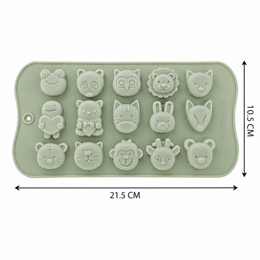 15 Animal Silicone Mould