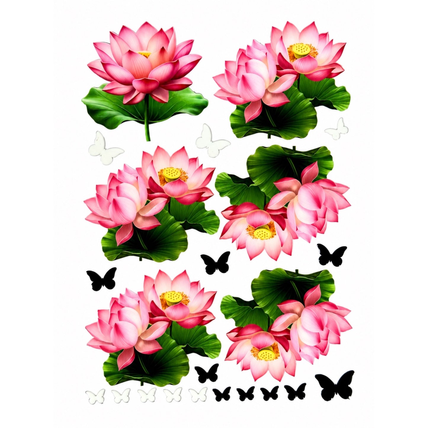 Lotus Flower UV DTF Sticker (UV070)