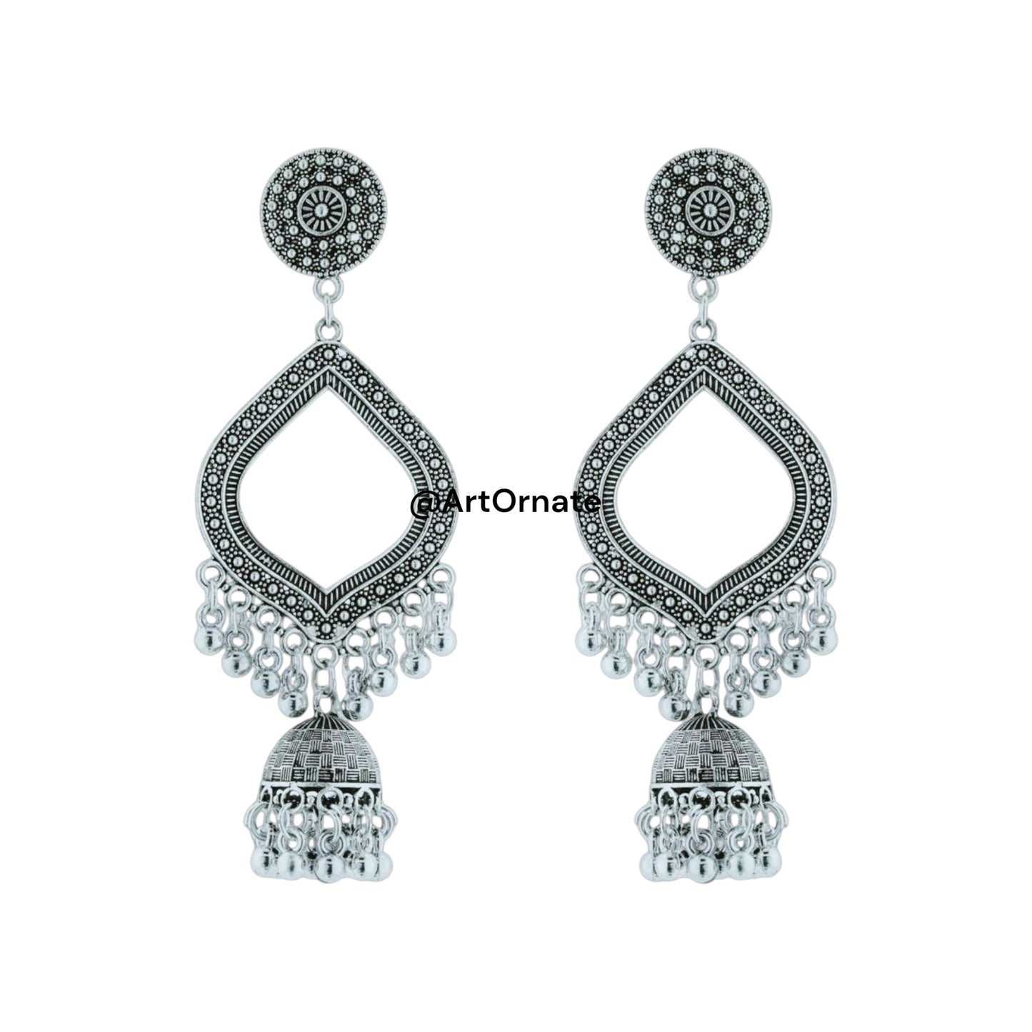 Designer Jhumka earring bezel — create unique resin jewelry with ArtOrnate supplies