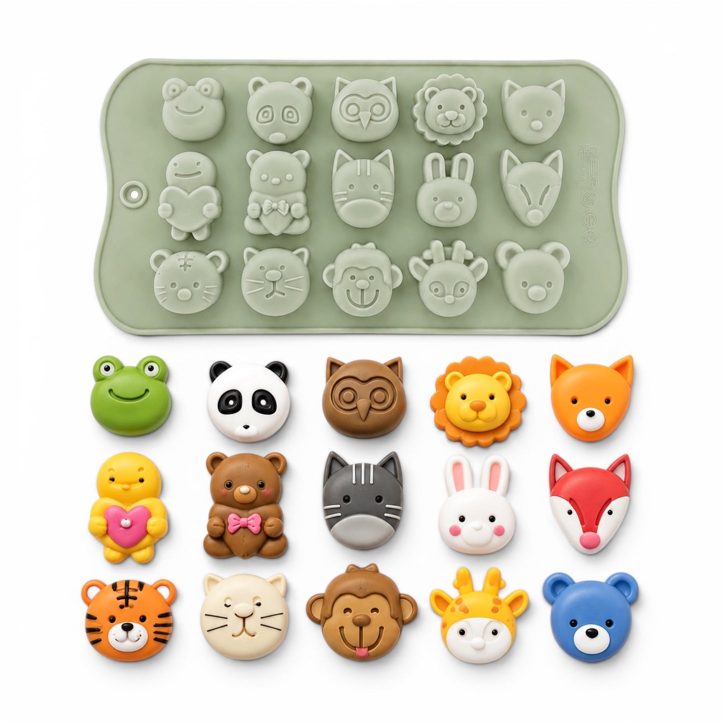15 Animal Silicone Mould