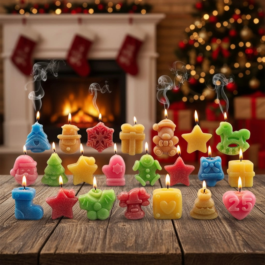 High-quality silicone mould for making Christmas candles – ArtOrnate
