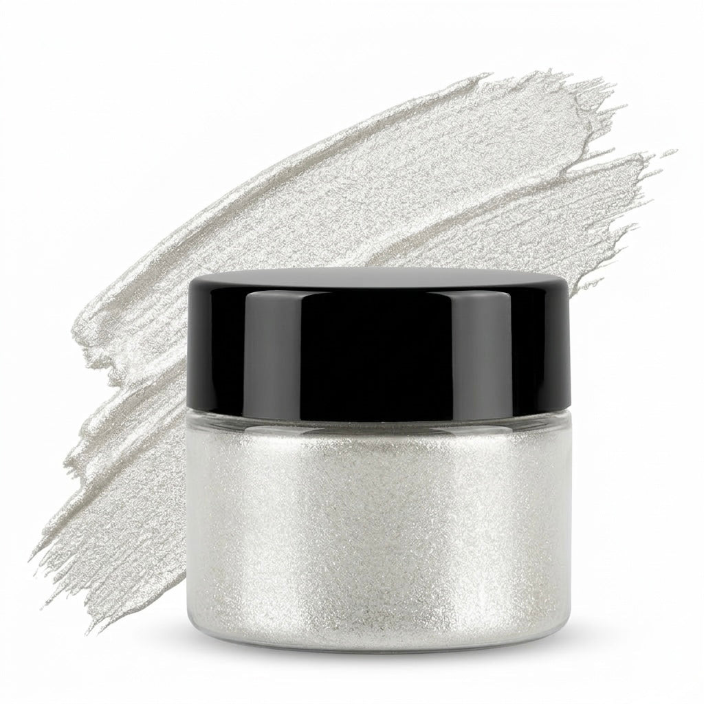 ArtOrnate pearl white metallic paste pigment for resin art and epoxy casting – premium pearl white shimmer pigment for resin jewellery, coasters, trays and decorative resin craft projects used by resin artists across India